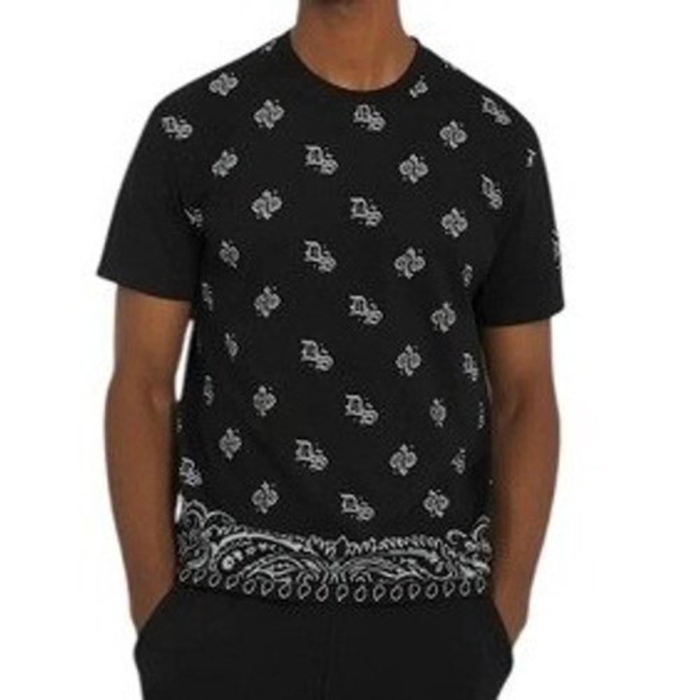 Dogg Supply Snoop Dogg Bandana Tee M Black Relaxed Hypebeast Urban‎ Streetwear